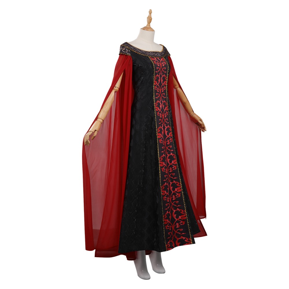 House of the Dragon Princess Rhaenys Velaryon Dress Cosplay Costume Halloween Carnival Outfit