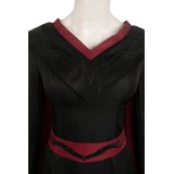 House of the Dragon Princess Rhaenys Targaryen Women Black Dress With Cloak Suit Cosplay Costume Halloween Carnival Outfit