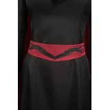 House of the Dragon Princess Rhaenys Targaryen Women Black Dress With Cloak Suit Cosplay Costume Halloween Carnival Outfit