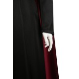 House of the Dragon Princess Rhaenys Targaryen Women Black Dress With Cloak Suit Cosplay Costume Halloween Carnival Outfit