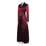 House of the Dragon Princess Rhaenyra Targaryen Women Red Cosplay Costume Halloween Carnival Outfit