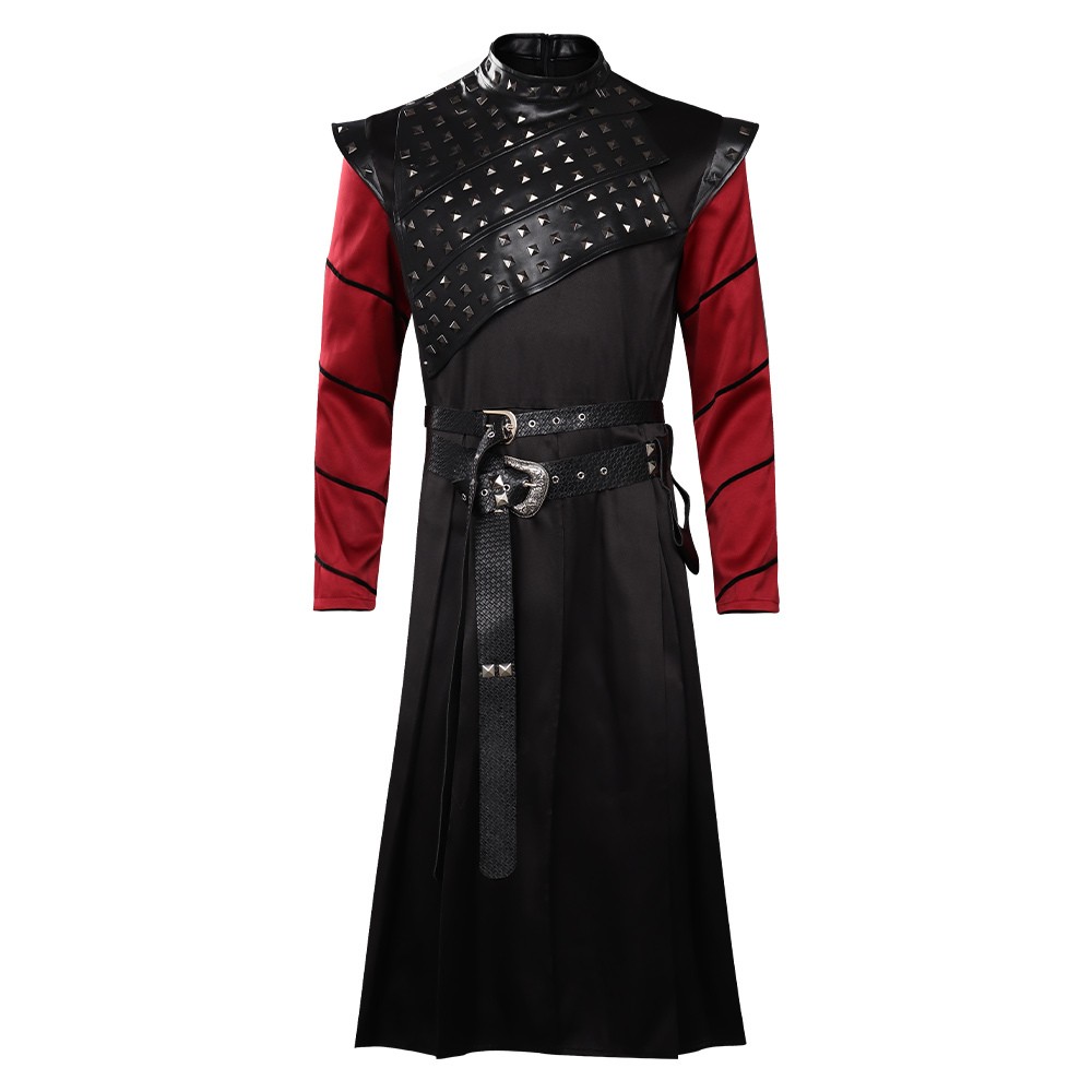 House of the Dragon Prince Daemon Targaryen Medieval Suit Cosplay Costume Halloween Carnival Outfit