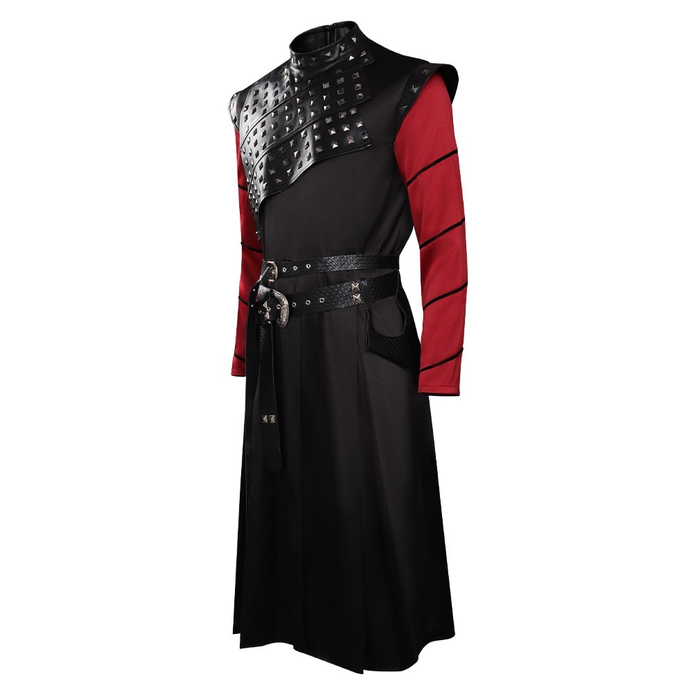 House of the Dragon Prince Daemon Targaryen Medieval Suit Cosplay Costume Halloween Carnival Outfit