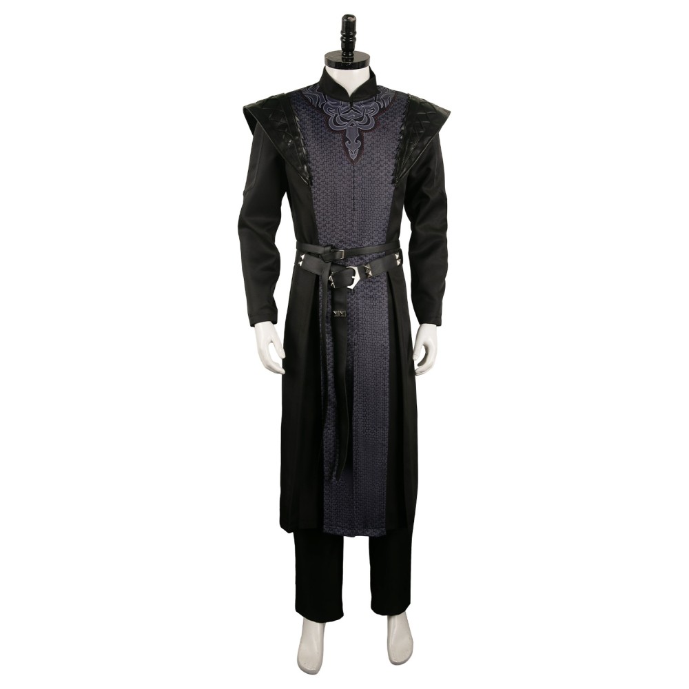 House of the Dragon Prince Daemon Targaryen Black Printed Set Medieval Suit Cosplay Costume Halloween Carnival Outfit
