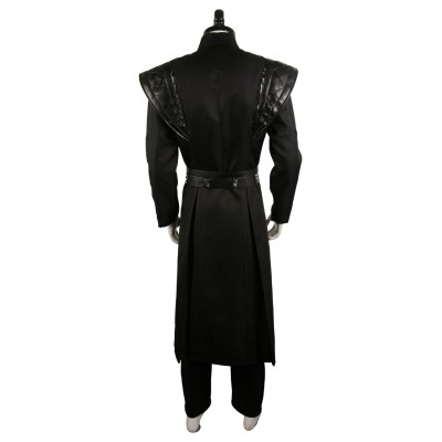House of the Dragon Prince Daemon Targaryen Black Printed Set Medieval Suit Cosplay Costume Halloween Carnival Outfit