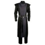 House of the Dragon Prince Daemon Targaryen Black Printed Set Medieval Suit Cosplay Costume Halloween Carnival Outfit