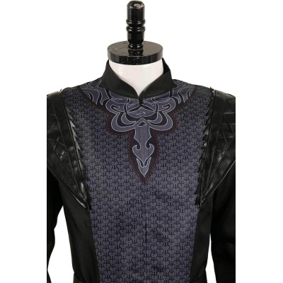 House of the Dragon Prince Daemon Targaryen Black Printed Set Medieval Suit Cosplay Costume Halloween Carnival Outfit