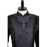 House of the Dragon Prince Daemon Targaryen Black Printed Set Medieval Suit Cosplay Costume Halloween Carnival Outfit