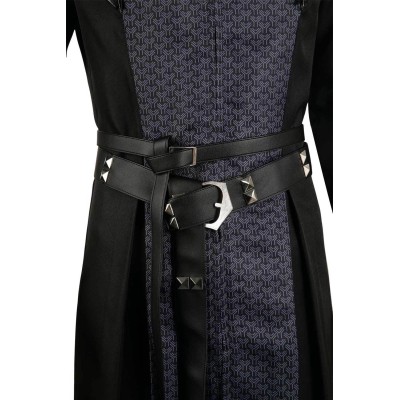 House of the Dragon Prince Daemon Targaryen Black Printed Set Medieval Suit Cosplay Costume Halloween Carnival Outfit