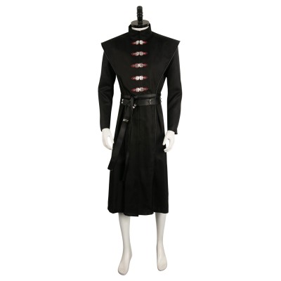 House of the Dragon Prince Daemon Targaryen Black Suit Cosplay Costume Halloween Carnival Outfit