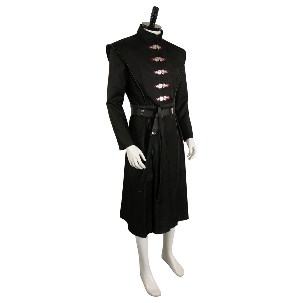 House of the Dragon Prince Daemon Targaryen Black Suit Cosplay Costume Halloween Carnival Outfit