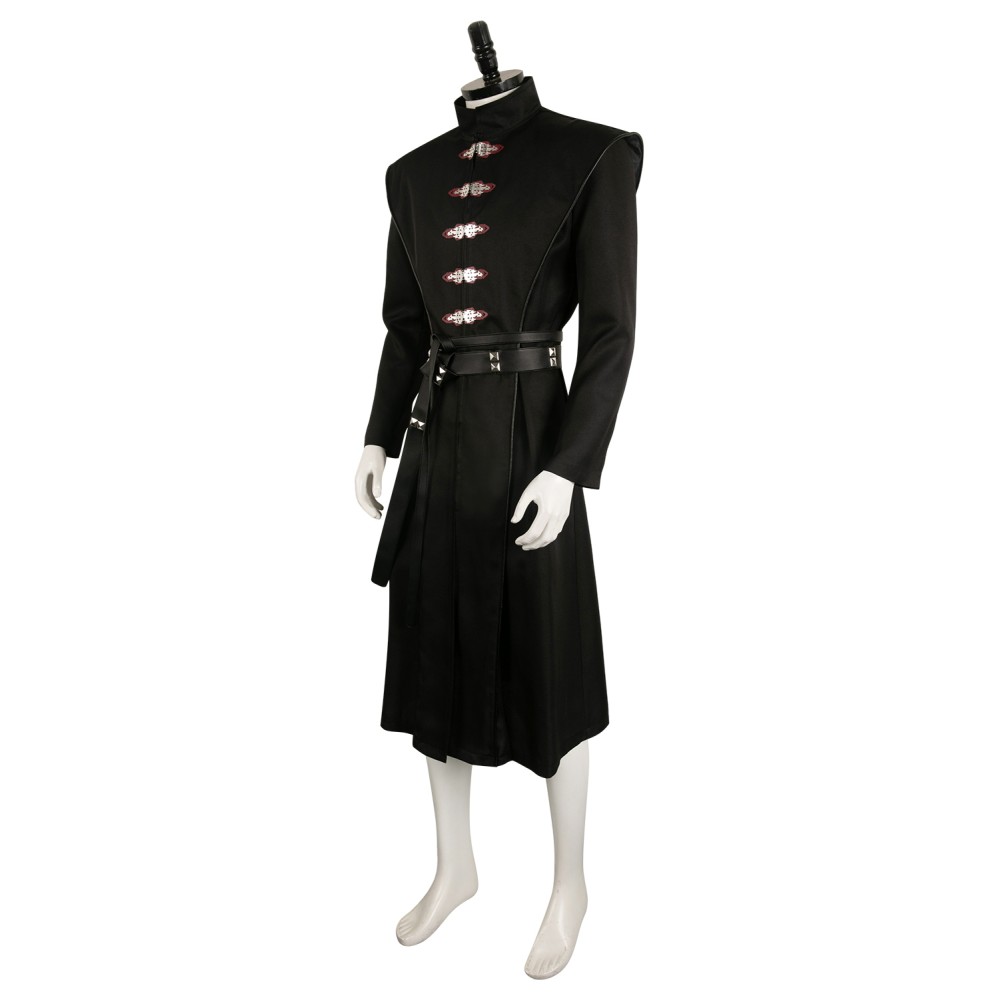House of the Dragon Prince Daemon Targaryen Black Suit Cosplay Costume Halloween Carnival Outfit