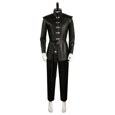House of the Dragon Prince Aemond Targaryen Black Full Set Medieval Suit Cosplay Costume Halloween Carnival Outfit