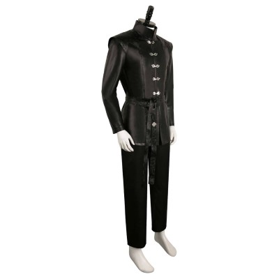 House of the Dragon Prince Aemond Targaryen Black Full Set Medieval Suit Cosplay Costume Halloween Carnival Outfit