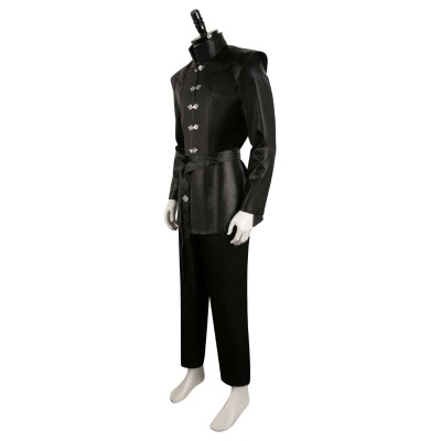 House of the Dragon Prince Aemond Targaryen Black Full Set Medieval Suit Cosplay Costume Halloween Carnival Outfit