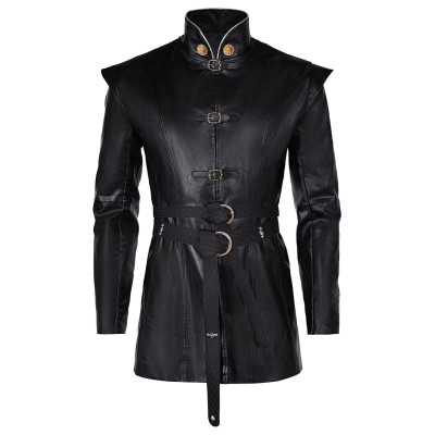 House of the Dragon Prince Aemond Targaryen Black Coat Suit Cosplay Costume Halloween Carnival Outfit