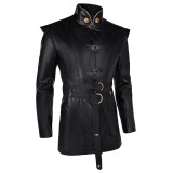 House of the Dragon Prince Aemond Targaryen Black Coat Suit Cosplay Costume Halloween Carnival Outfit