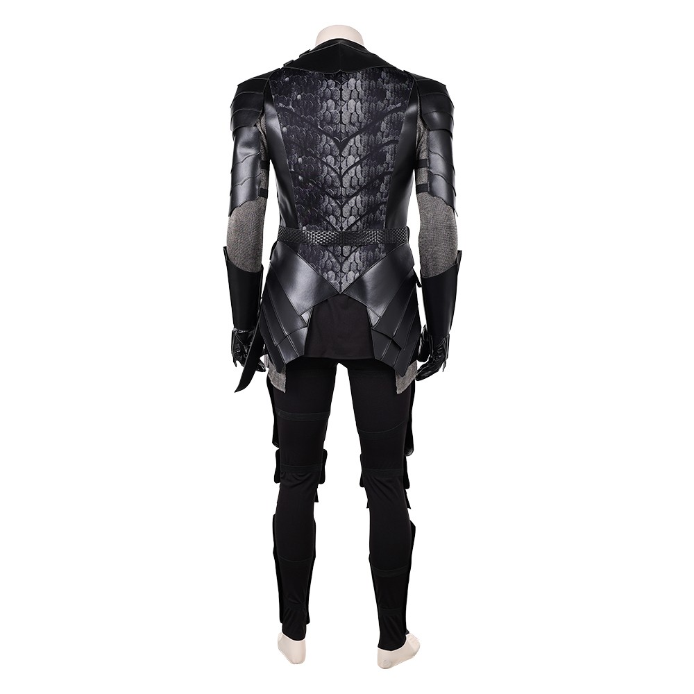 House of the Dragon Prince Aemond Targaryen Black Armor Set Cosplay Costume Halloween Carnival