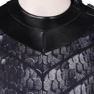 House of the Dragon Prince Aemond Targaryen Black Armor Set Cosplay Costume Halloween Carnival