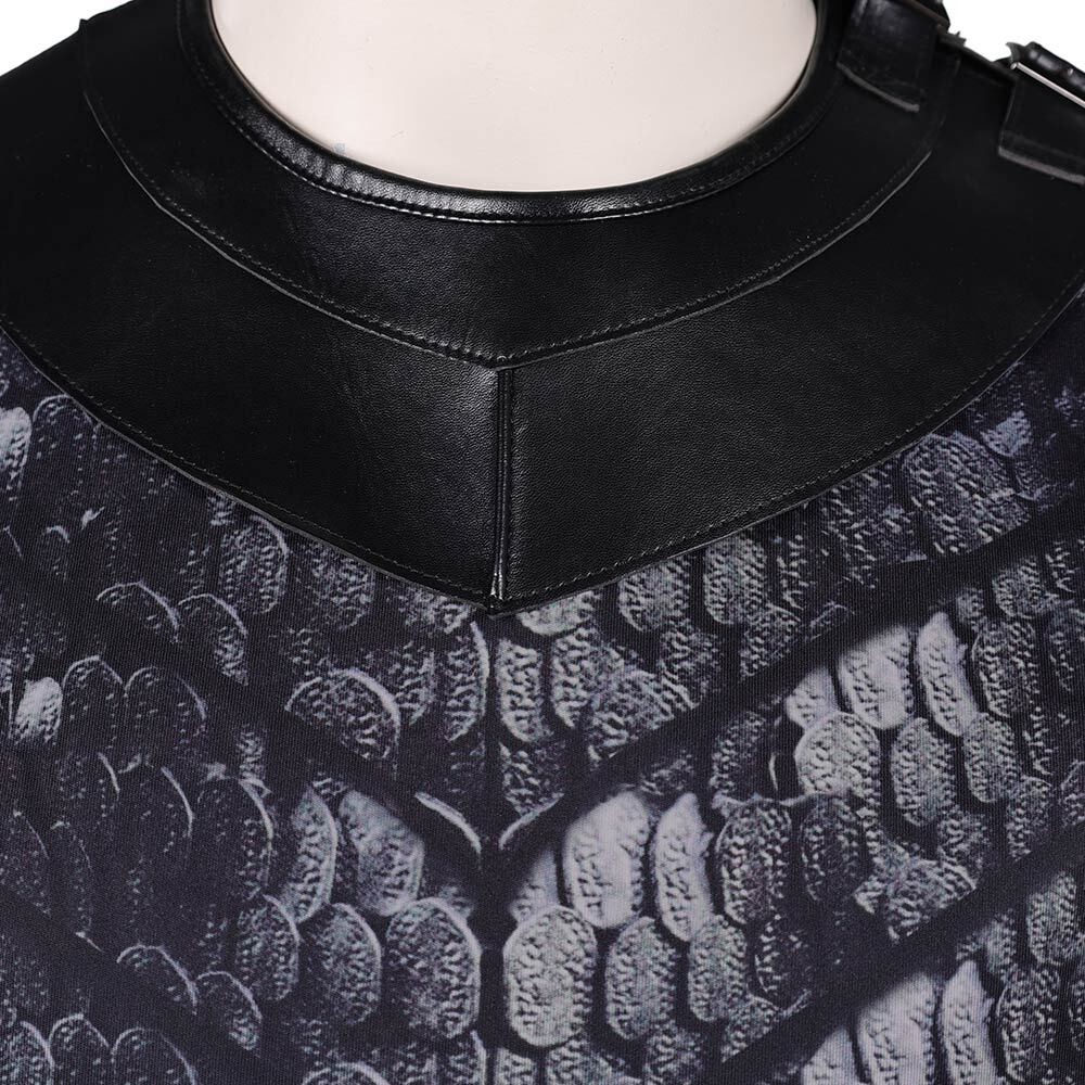 House of the Dragon Prince Aemond Targaryen Black Armor Set Cosplay Costume Halloween Carnival