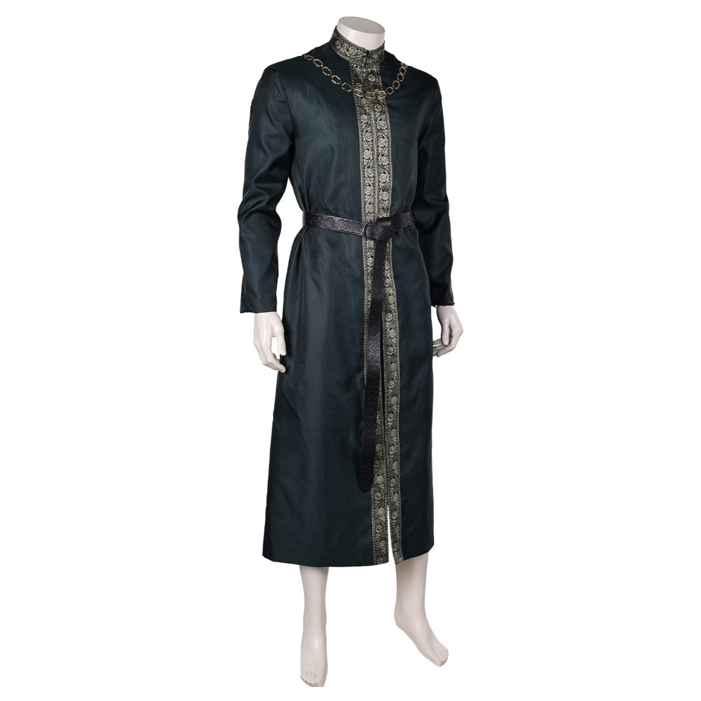 House of the Dragon King Aegon Targaryen Robe Medieval Suit Cosplay Costume Halloween Carnival Outfit
