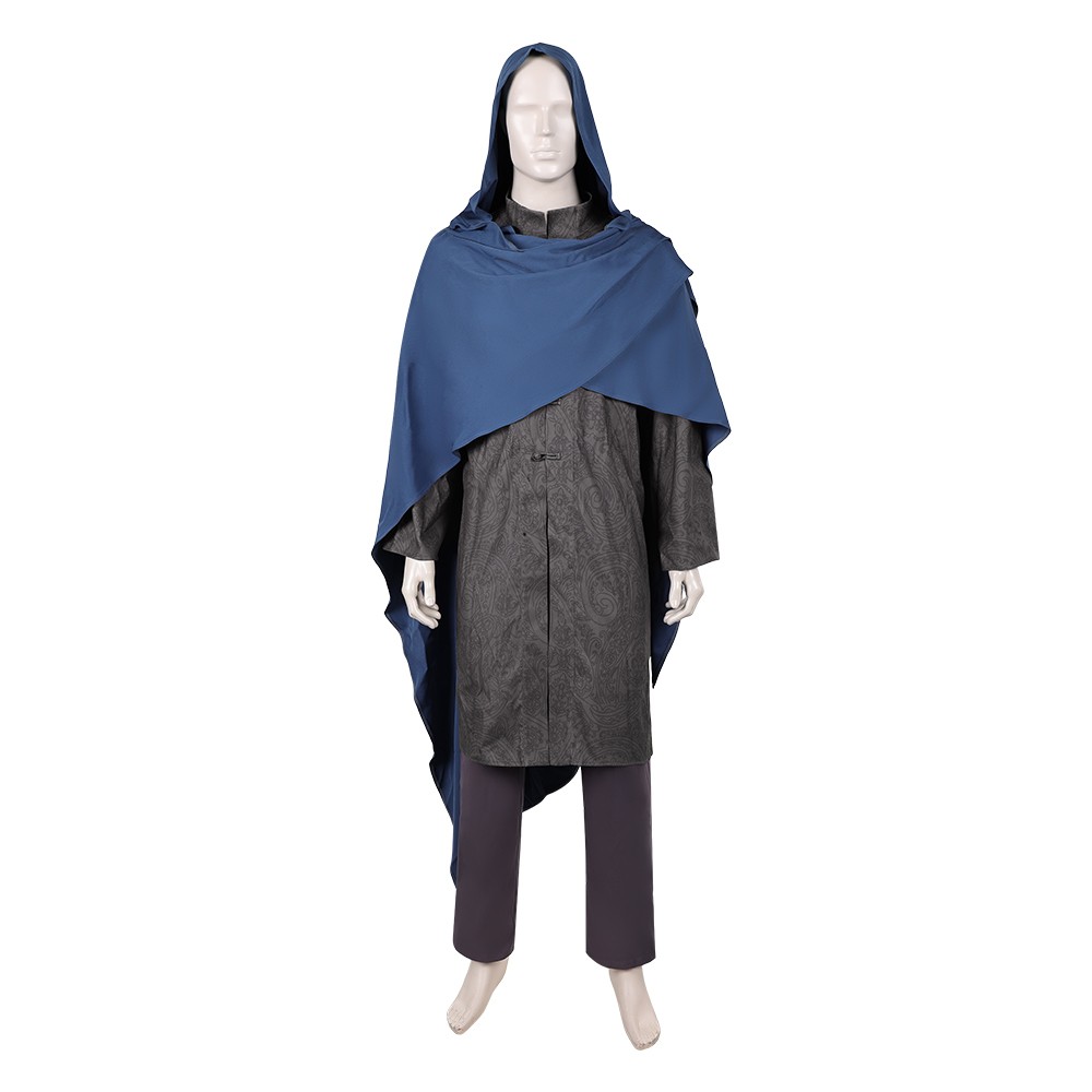 House of the Dragon King Aegon Targaryen Blue Cosplay Costume Halloween Carnival Outfit