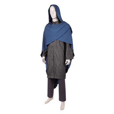 House of the Dragon King Aegon Targaryen Blue Cosplay Costume Halloween Carnival Outfit