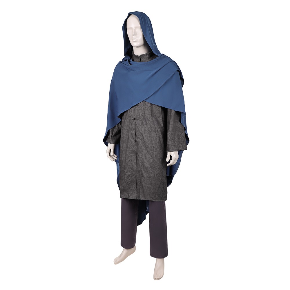 House of the Dragon King Aegon Targaryen Blue Cosplay Costume Halloween Carnival Outfit
