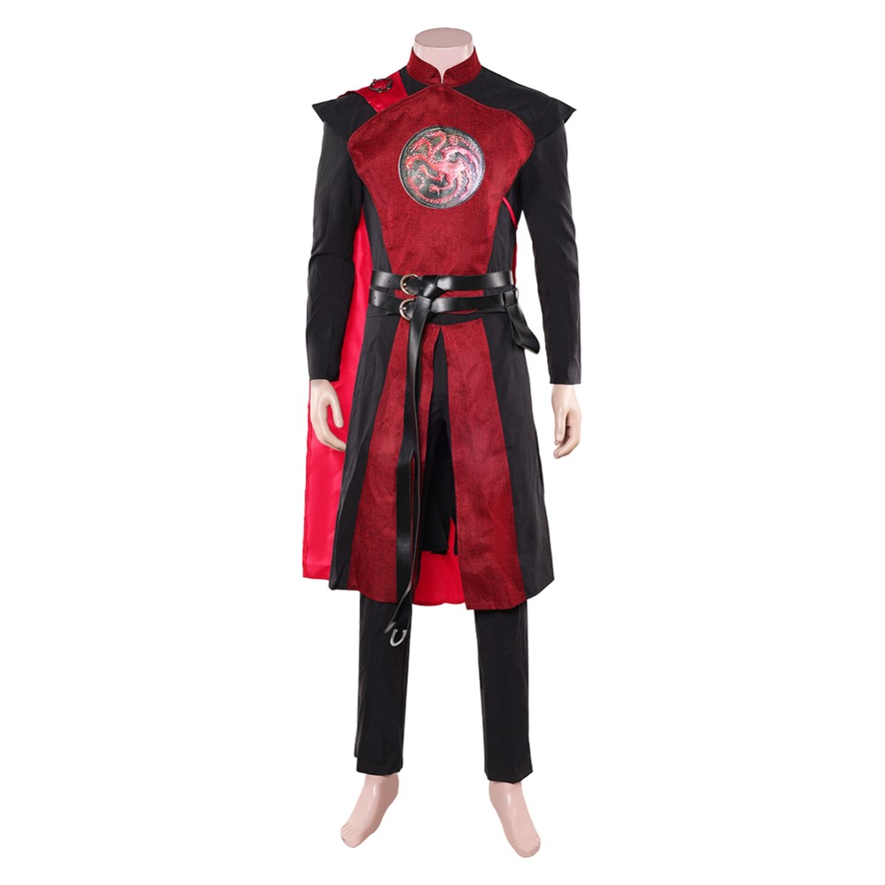 House of the Dragon Jacaerys Red Cosplay Costume Halloween Carnival Outfit