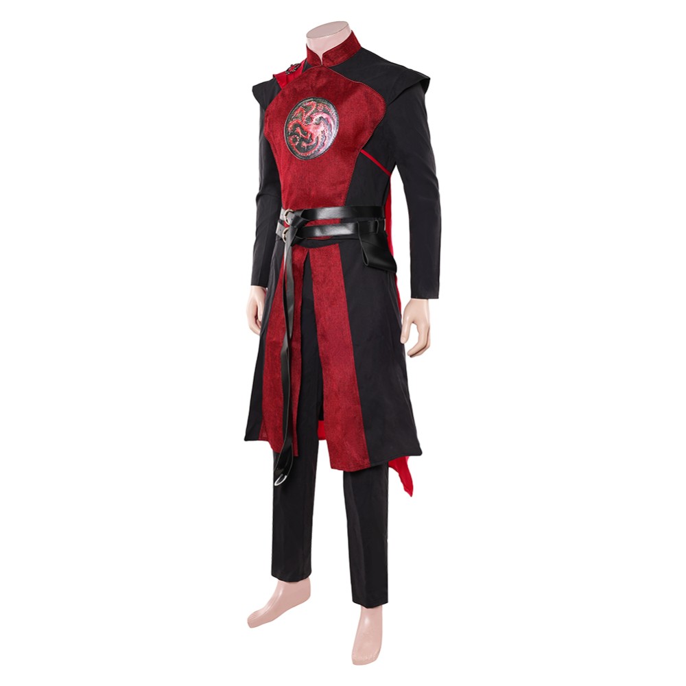 House of the Dragon Jacaerys Red Cosplay Costume Halloween Carnival Outfit