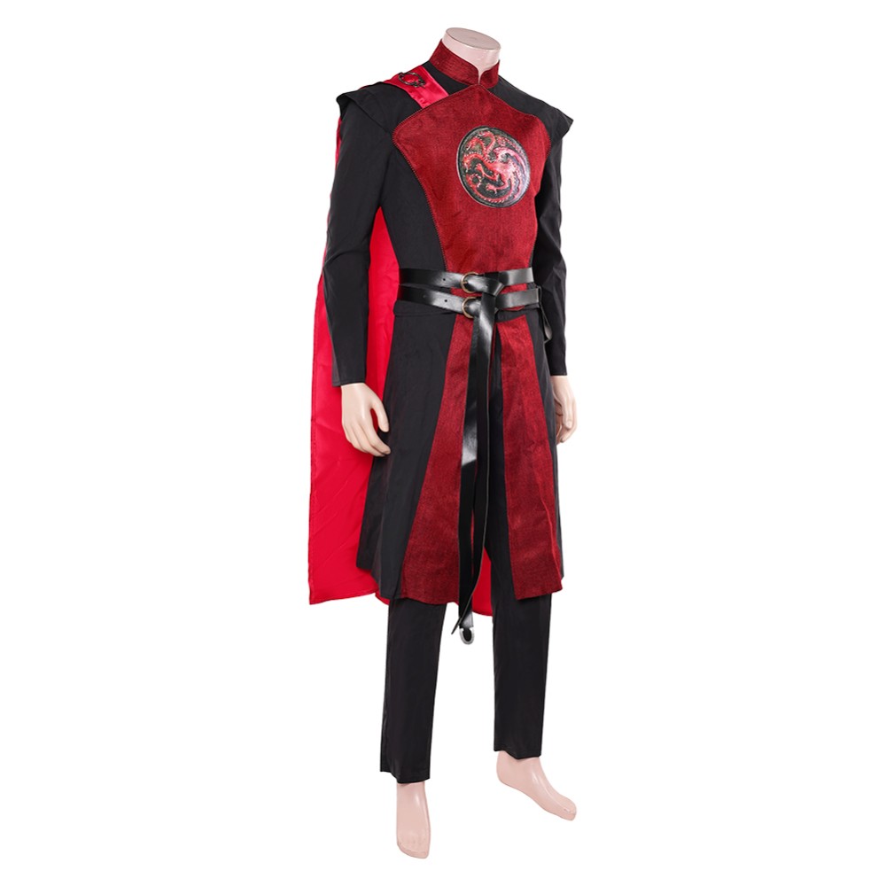 House of the Dragon Jacaerys Red Cosplay Costume Halloween Carnival Outfit