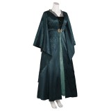 House of the Dragon Helaena Targaryen Dark Green Dress Medieval Suit Cosplay Costume Halloween Carnival Outfit