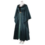 House of the Dragon Helaena Targaryen Dark Green Dress Medieval Suit Cosplay Costume Halloween Carnival Outfit