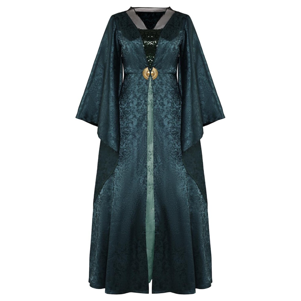 House of the Dragon Helaena Targaryen Dark Green Dress Medieval Suit Cosplay Costume Halloween Carnival Outfit