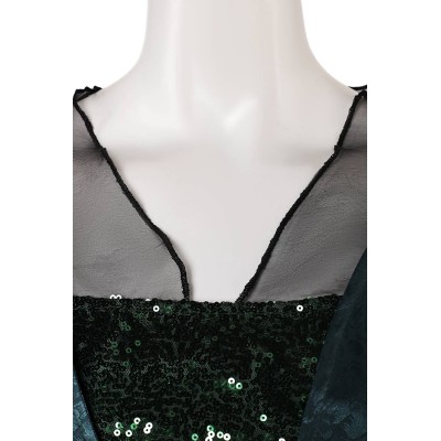 House of the Dragon Helaena Targaryen Dark Green Dress Medieval Suit Cosplay Costume Halloween Carnival Outfit
