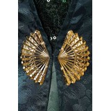 House of the Dragon Helaena Targaryen Dark Green Dress Medieval Suit Cosplay Costume Halloween Carnival Outfit