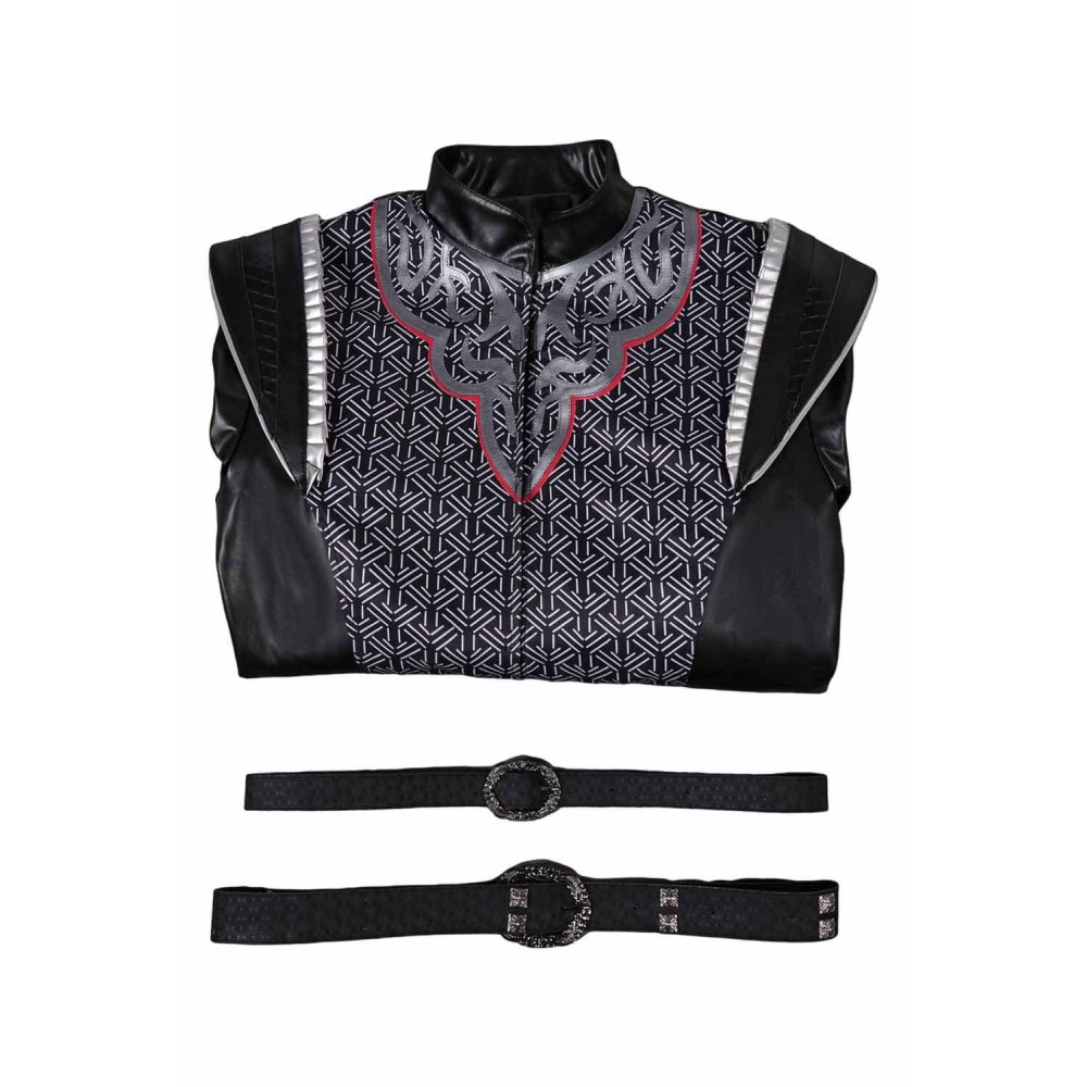 House of the Dragon Daemon Targaryen Black Set Suit Cosplay Costume Halloween Carnival Outfit