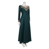 House of the Dragon Alicent Hightower Women Green Dress Cosplay Costume Halloween Carnival