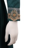 House of the Dragon Alicent Hightower Women Green Dress Cosplay Costume Halloween Carnival