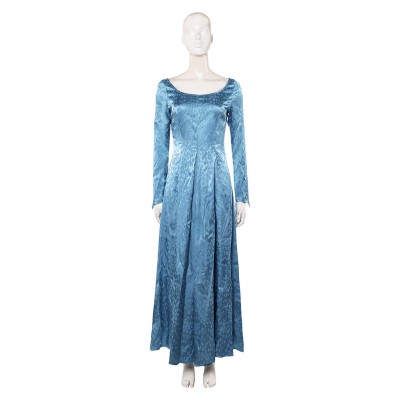 House of the Dragon Alicent Hightower Women Blue Cosplay Costume Halloween Carnival Outfit