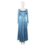 House of the Dragon Alicent Hightower Women Blue Cosplay Costume Halloween Carnival Outfit