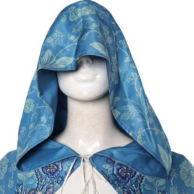 House of the Dragon Alicent Hightower Women Blue Cosplay Costume Halloween Carnival Outfit