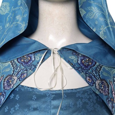 House of the Dragon Alicent Hightower Women Blue Cosplay Costume Halloween Carnival Outfit