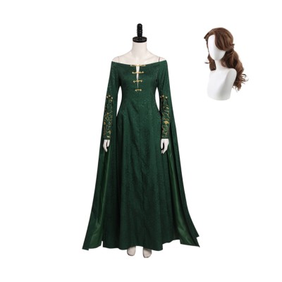 House of the Dragon Alicent Hightower Dress Suit Cosplay Costume Halloween Carnival Outfit