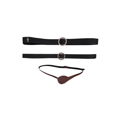 House of the Dragon Aemond Targaryen Leather Belt Blindfold Set Medieval Accessories Cosplay Costume Halloween Carnival