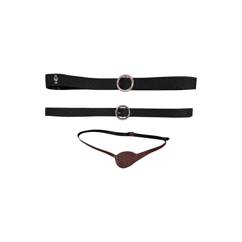 House of the Dragon Aemond Targaryen Leather Belt Blindfold Set Medieval Accessories Cosplay Costume Halloween Carnival