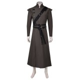 House of the Dragon 2 Prince Aemond Targaryen Grey Suit With Eye Patch Suit Cosplay Costume Halloween Carnival Outfit