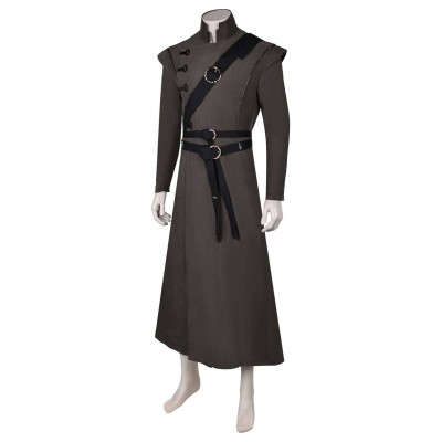 House of the Dragon 2 Prince Aemond Targaryen Grey Suit With Eye Patch Suit Cosplay Costume Halloween Carnival Outfit