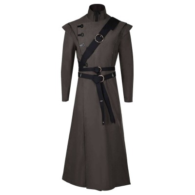 House of the Dragon 2 Prince Aemond Targaryen Grey Suit With Eye Patch Suit Cosplay Costume Halloween Carnival Outfit