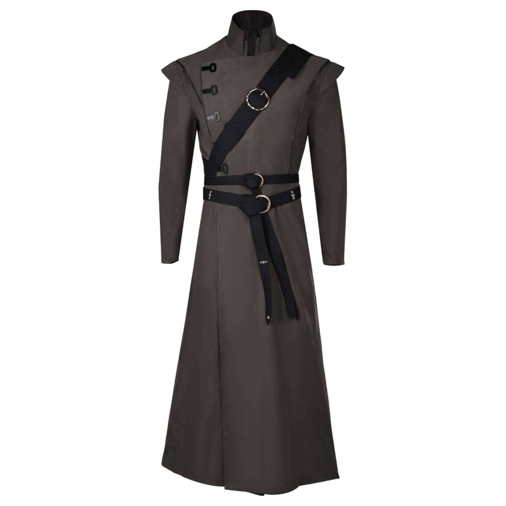 House of the Dragon 2 Prince Aemond Targaryen Grey Suit With Eye Patch Suit Cosplay Costume Halloween Carnival Outfit